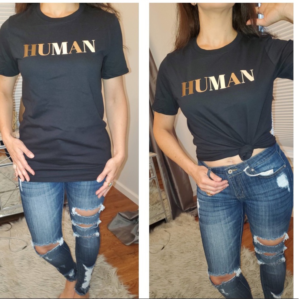 ❤️SALE❤️ HUMAN graphic tee - Picture 4 of 9